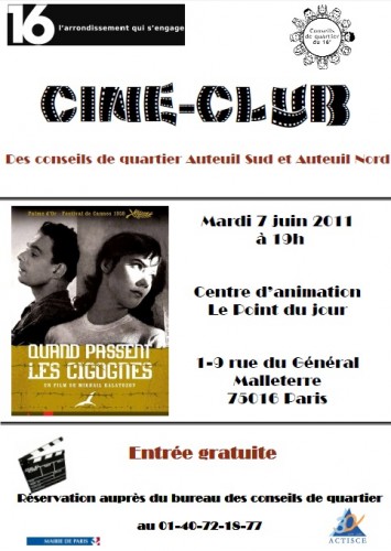 paris 16ème,paris,xvi,auteuil,cine-club